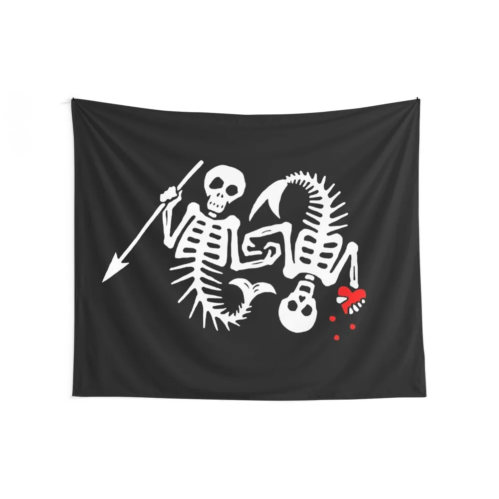 Our Flag Means Death [OFMD] s2 Skeleton Mermaids Logo Tapestry Wall Decoration Bedrooms Decorations Tapestry