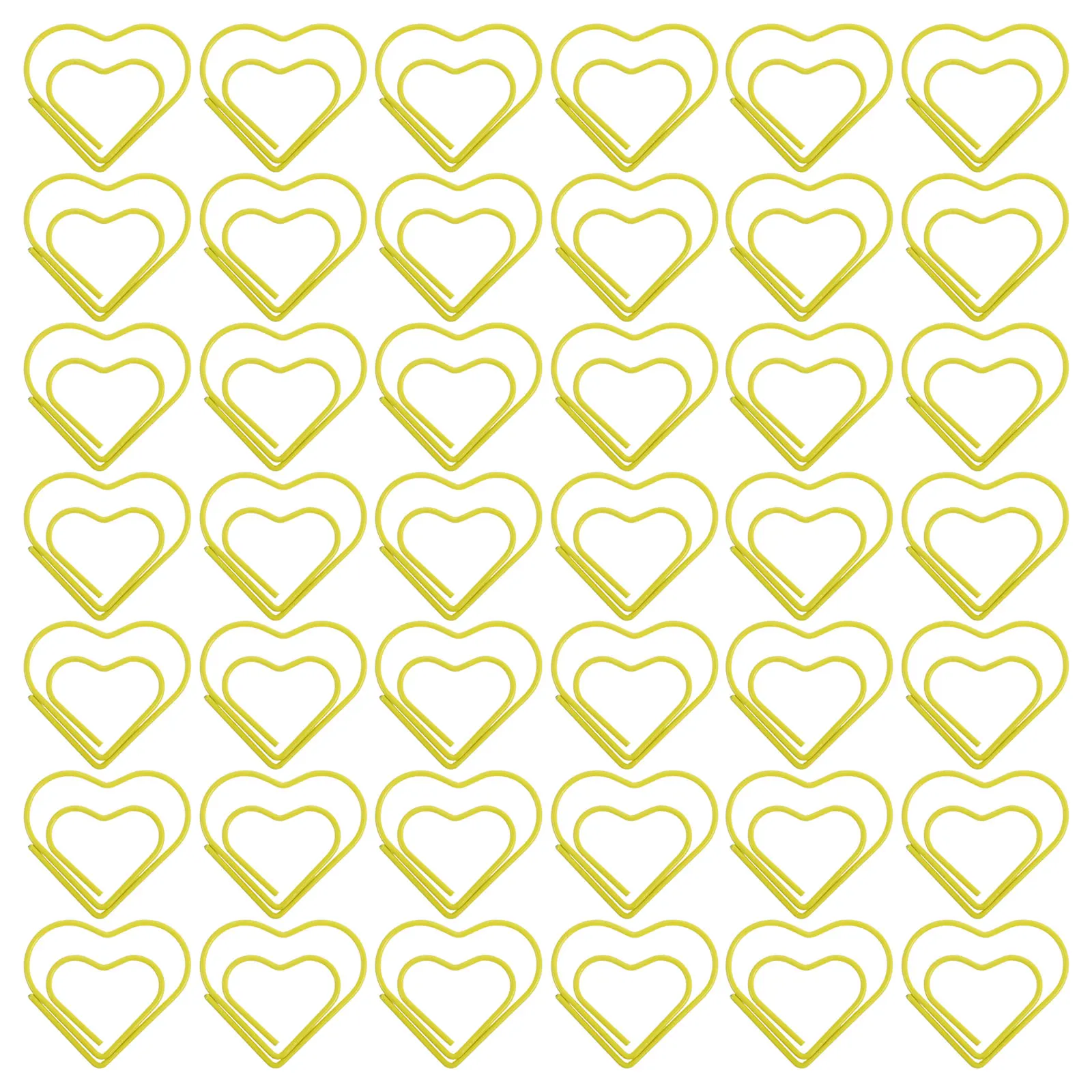 

100pcs Heart Fun Paper Clips Note Holder Bookmark Love Paper Clips Office Supplies Desk Accessories