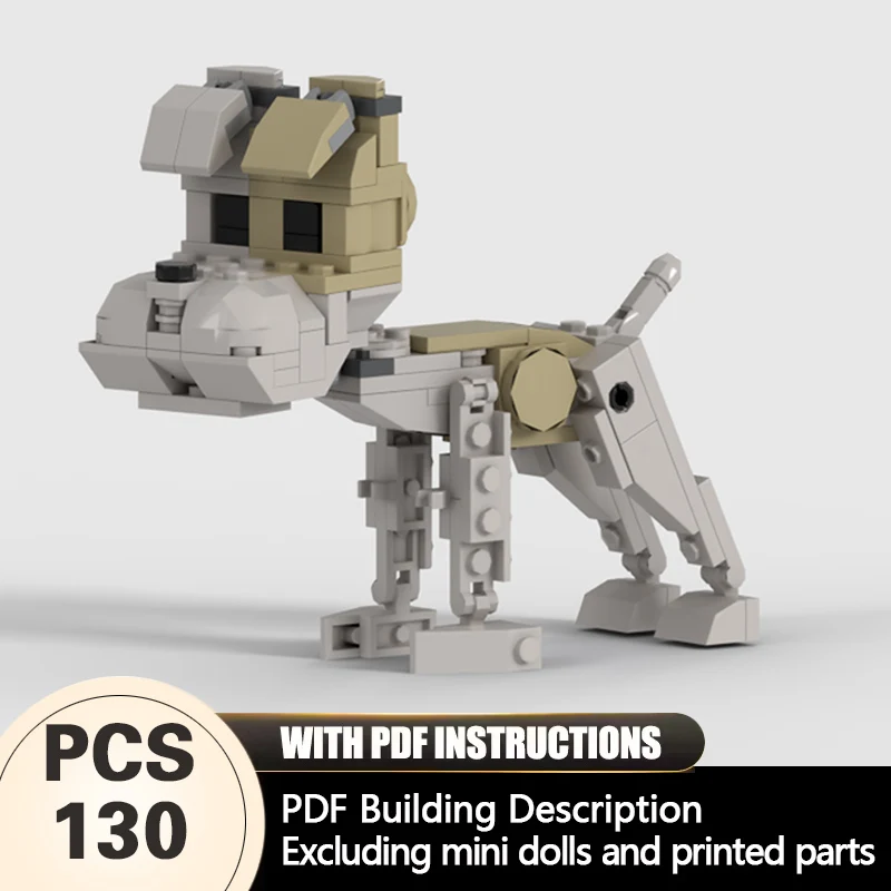 

Creators Animal Series Model MOC Building Bricks Cartoon Dog Modular Technology Gifts Holiday Assemble Children Toys Suit