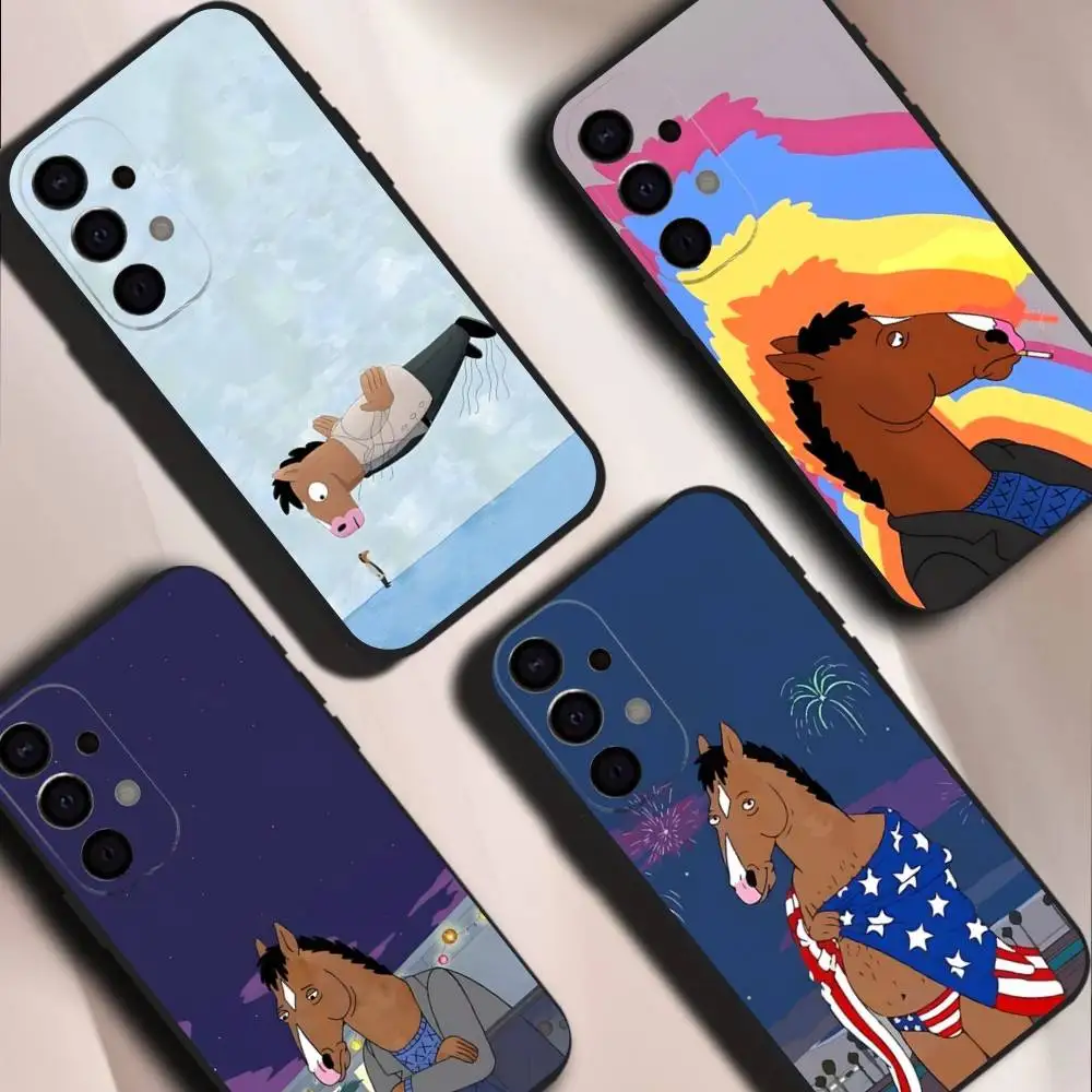 

Cool B-Bojack H-Horseman For Samsung Phone Case S26,S25,S24,S21,S22,S23,S30,Ultra,S20,Plus,Fe,Lite,5G Black Cover