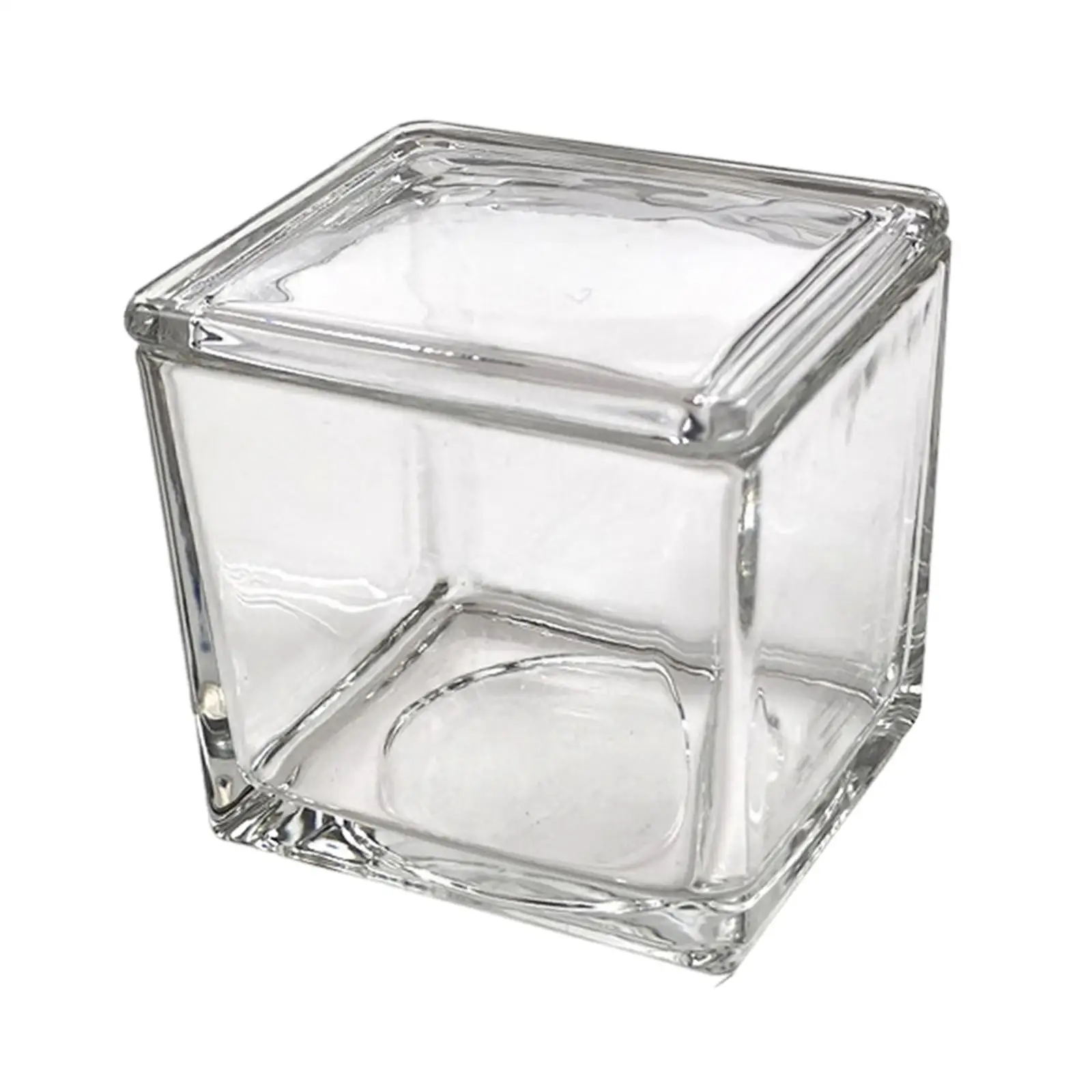 Laboratory Glass Staining Jar Tank with Lid Professional Versatile Accessory Sturdy Slides Holder Lab Supplies Container