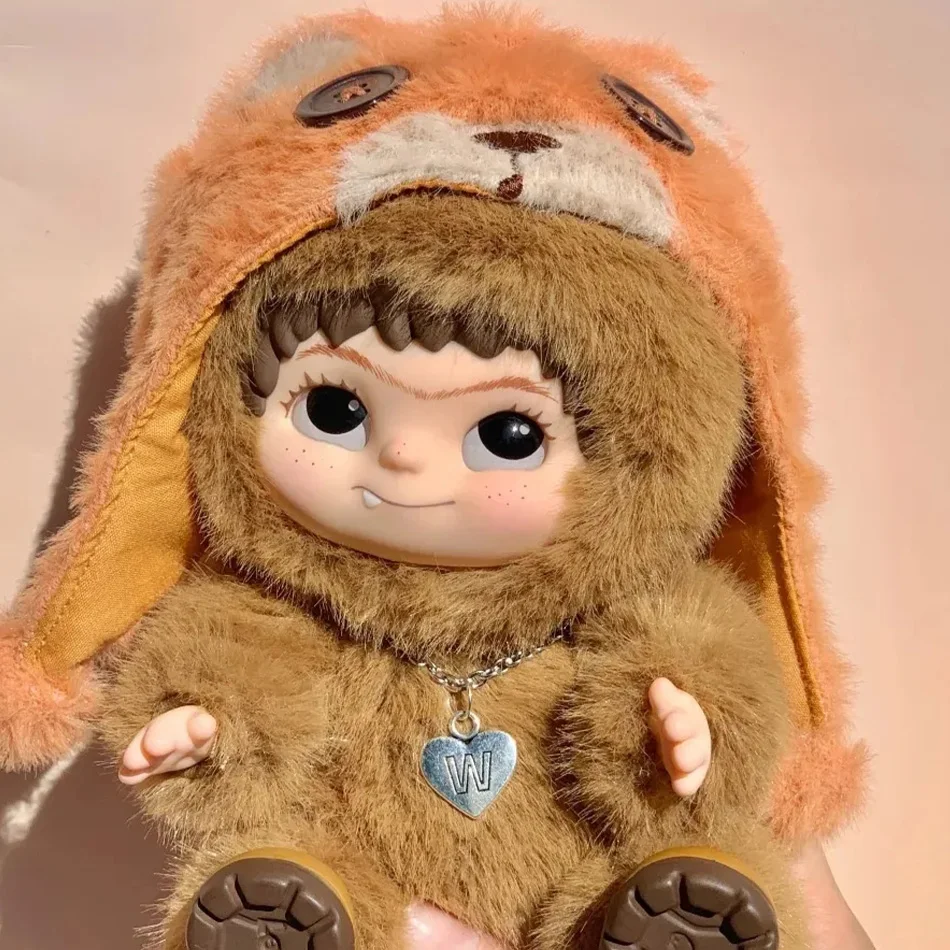 Kawaii Wakuku V1 V2 Plush Doll Blind Box - Trendy Handmade Fox & Bunny Soft Toy Cute Birthday Gift for Girlfriend Playful