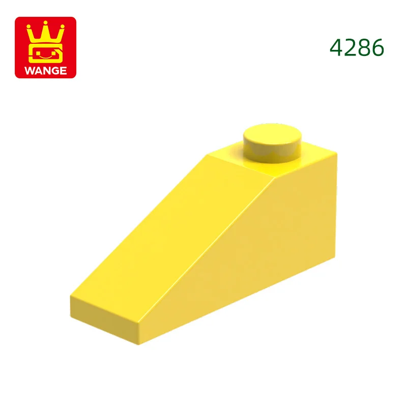 Wange 116 stks/partij 4286 1x3 Hellende Gebied Bouwstenen Moc Dak Accessoires Compatibel Met Schuine Bakstenen Kinderen Speelgoed Geschenk - afbeelding 1
