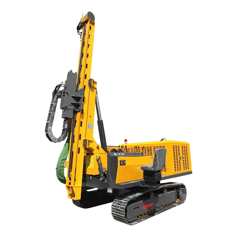 Pile Driving Machine Pv Power Station Ground Drilling Solar Panel Plant Pile Ramming Machine Vibrating Pile Driver
