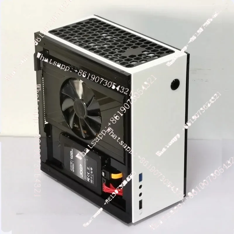 

A31S mini itx side transparent chassis, small 1u power supply A4 chassis non aluminum small 1U power supply