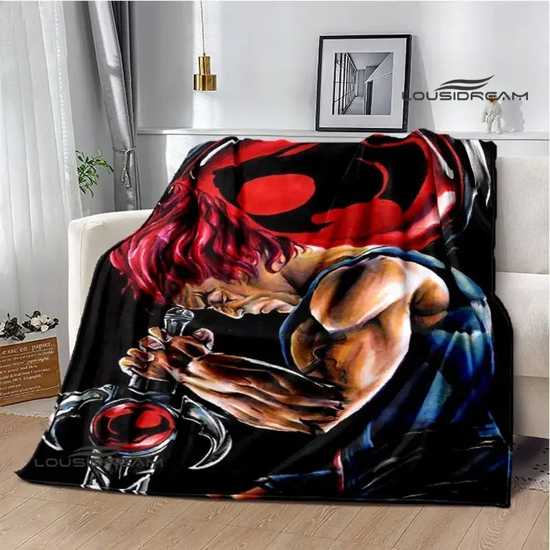 Thundercats Cartoon Printing blanket Children\'s Warm blanket t Flange blanket Home travel blanket bed linings Birthday Gift