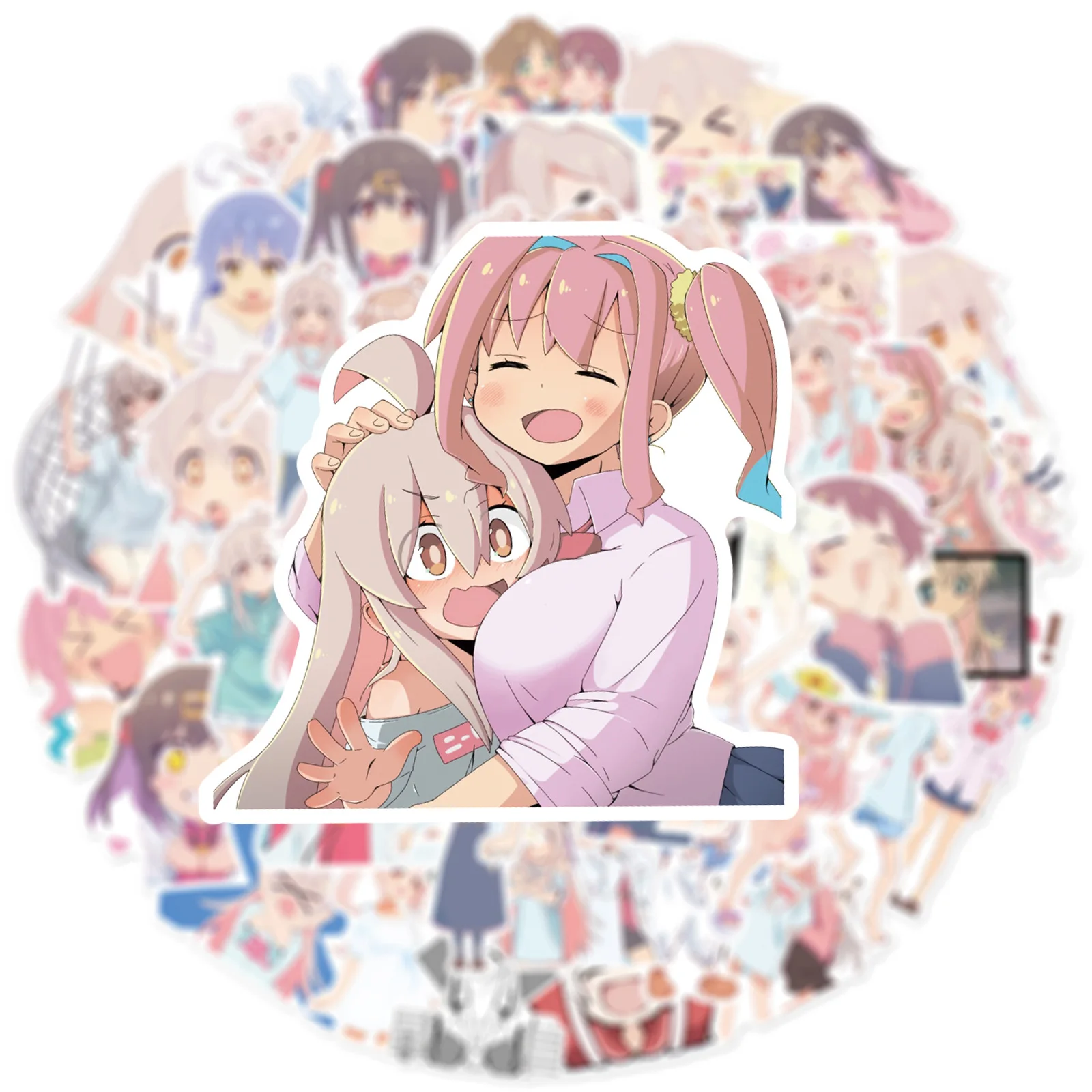 50Pcs Onimai I’m Now Your Sister Stickers Kawaii Mashiro Mihari Sticker Scrapbooking Laptop Phone Girls Kaede Anime Decal