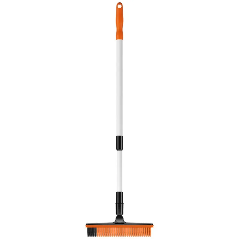 New Cleaning Tools Scraping Brush Two-in-one Corner Narrow Seam Cleaning Brush Metal 90cm Telescopic Rod V-shaped Brush Head