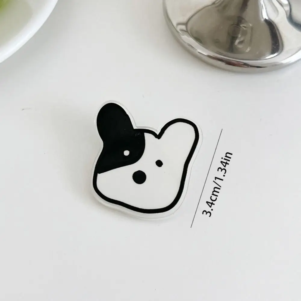 Fashion Shih Tzu Acrylic Dog Pin Dobermann Shiba Inu Maltese Puppy Brooch Kawaii Breastpin Husky Badge Backpack Decor