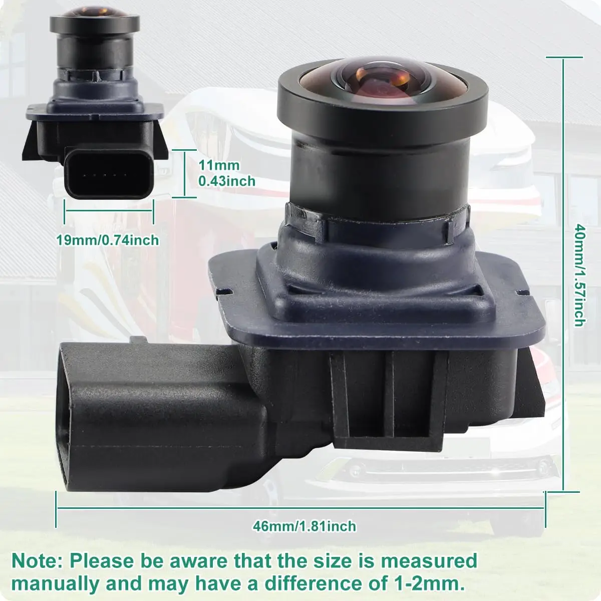ES7Z-19G490-A Rear View Backup Reverse Park Assist Camera Compatible with 2013-2016 Ford Fusion ES7T-19G490-AA