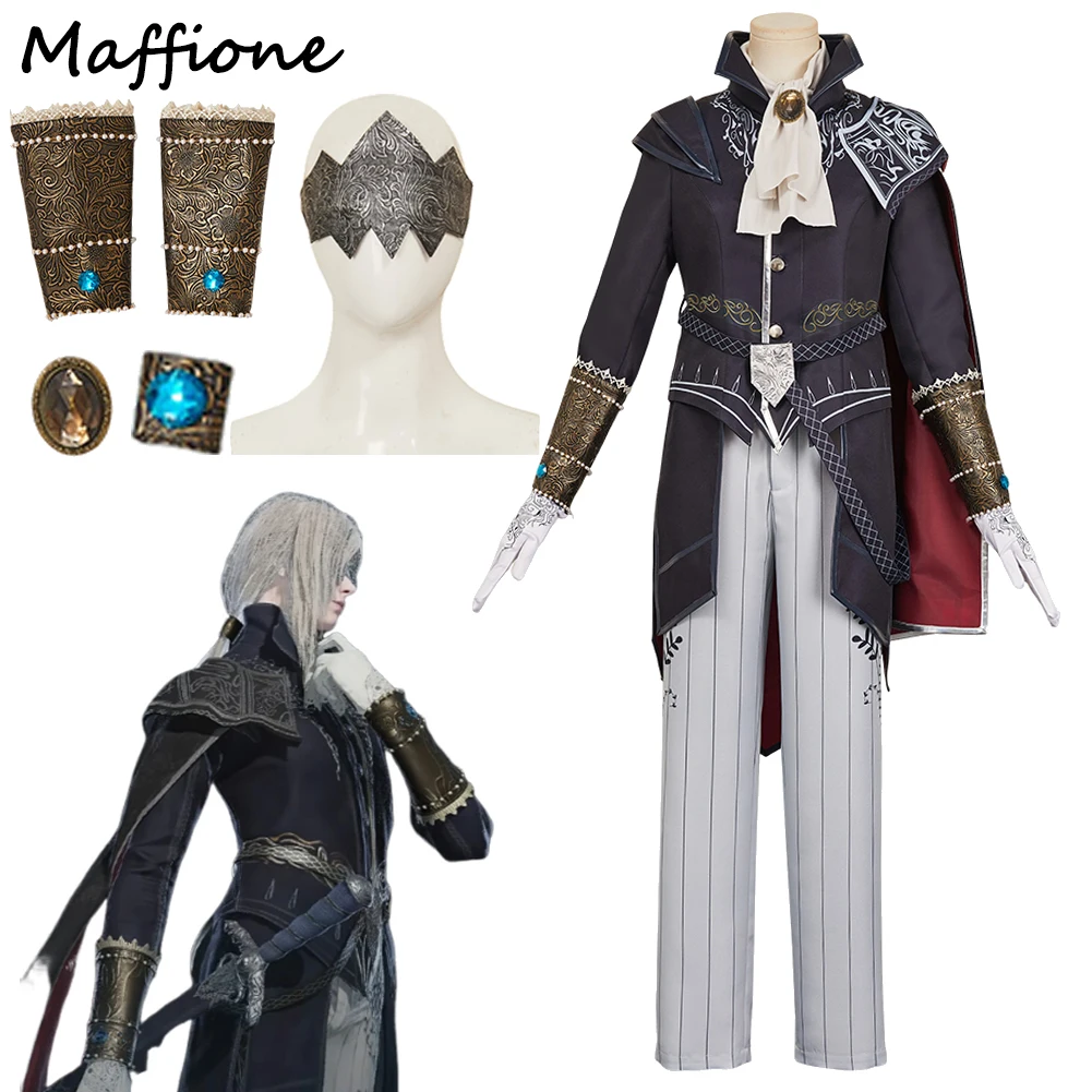 

Duchess Cosplay Costume Eyemask Game Rings Disguise Fantasia Outfits Women Adult Female Dress Up Clothing Halloween Party Suits