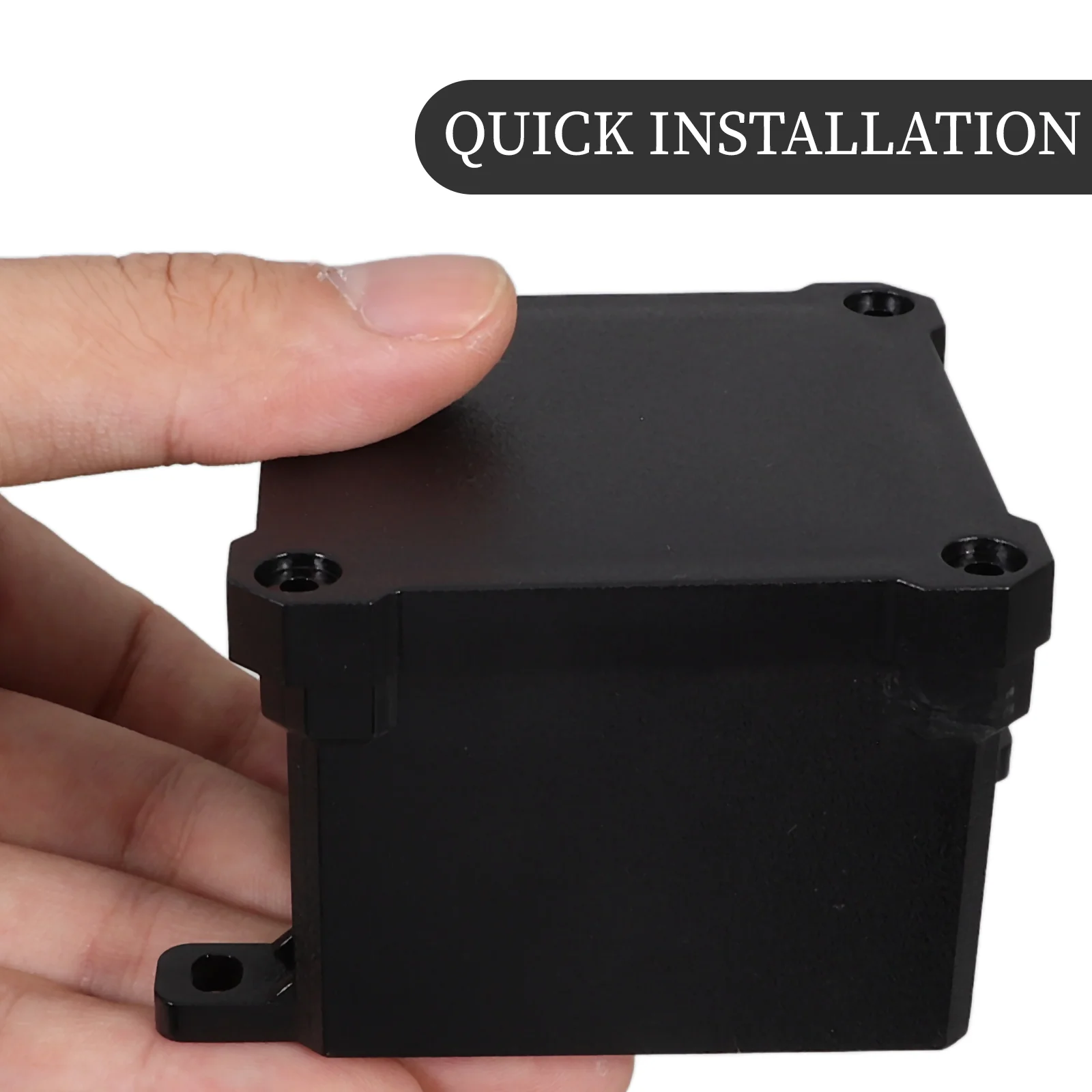 Waterproof Junction Box Weatherproof Enclosure Electrical Boxes Plastic with Cover Black