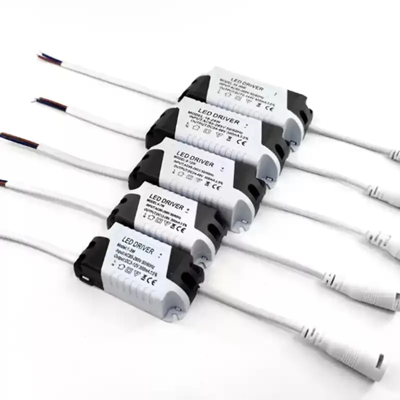 Everbright Store 2026 New 3-60W Isolated Driver Power Supply LED Flat Light Transformer DC Panel Light Driver