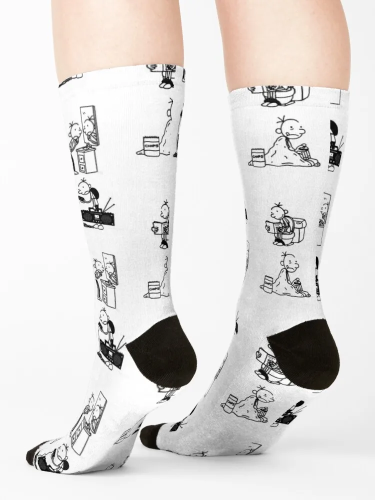 Wimpy Kid 4 states of Greg Heffley Socks Wholesale summer Stockings man Mens Socks Women's