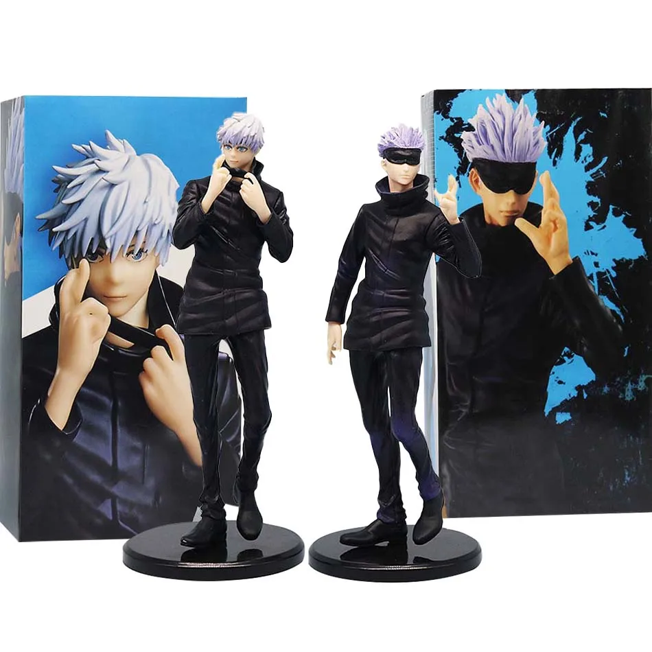 21 cm Jujutsu Kaisen Anime Figur Gojo Satoru Anime Statue PVC Action Figure Sammlung Modell Spielzeug kinder Ornament Puppe