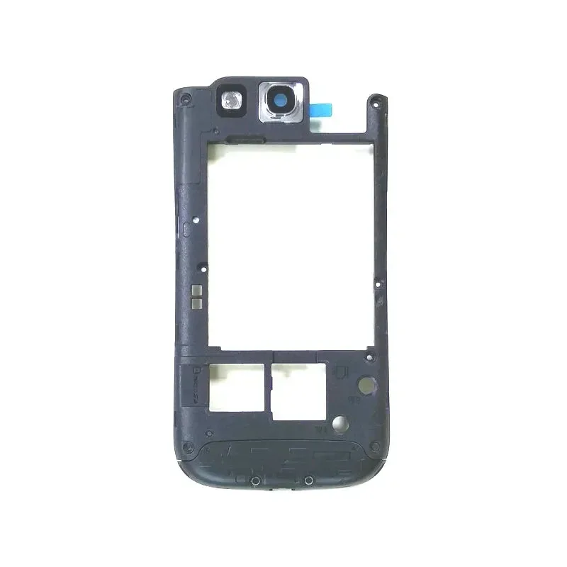 Средняя рамка со стеклом камеры для Samsung Galaxy S3 I9300 I9305 S3 Neo 9300i 9308i, средняя рамка для телефона, замена