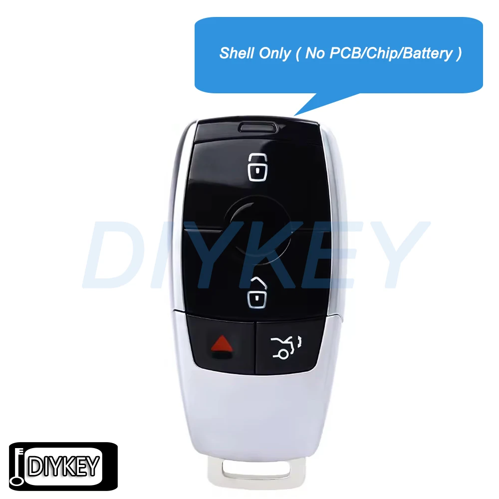 

Чехол с 4 кнопками, смарт-брелок с дистанционным управлением, сменный чехол для Mercedes-Benz A B C E S G Class CLA250 GLB250 GLC300 2020-2023