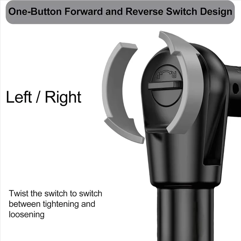 Rafford Offset Impact Extension Wrench Auto Repair Tool with 4 Socket Adapters and 1/2 Inch Drill Adapter for Tight Spaces