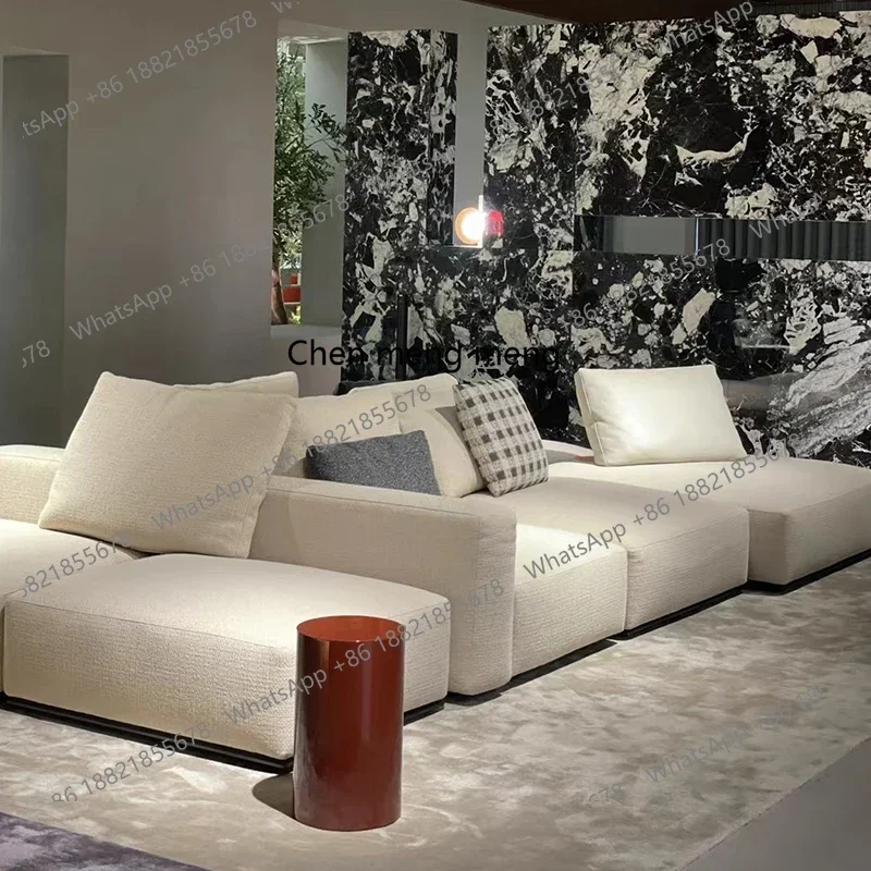 P32 Minimalist back-to-back double-sided sofa, large flat-layer household, sofa combination