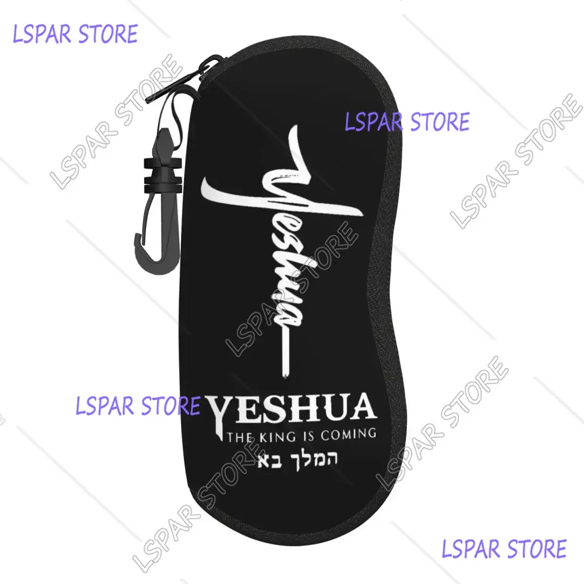 

Изготовленный на заказ чехол для очков Christian Yeshua Jesus с застежкой-молнией, ультра легкий мягкий резиновый чехол для очков, неопреновый держатель для очков