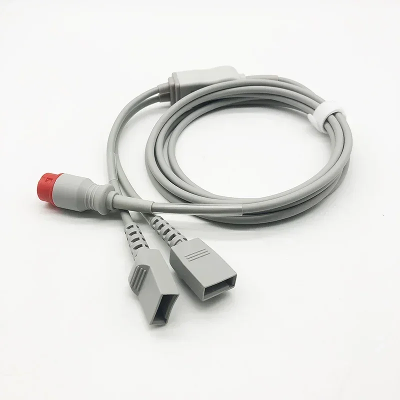 12 Pin Dual Invasive Voltage Cable for Medical Single Point and Two-point Monitors