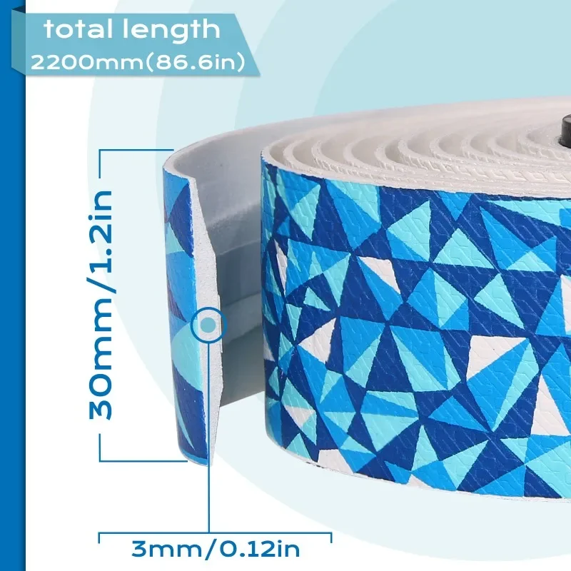 เทปพันแฮนด์จักรยาน BUCKLOS แบบไล่เฉดสี ป้องกันการสั่นสะเทือน ป้องกันการลื่นไถล ทำจากวัสดุ EVA สำหรับแฮนด์จักรยานแบบโค้ง