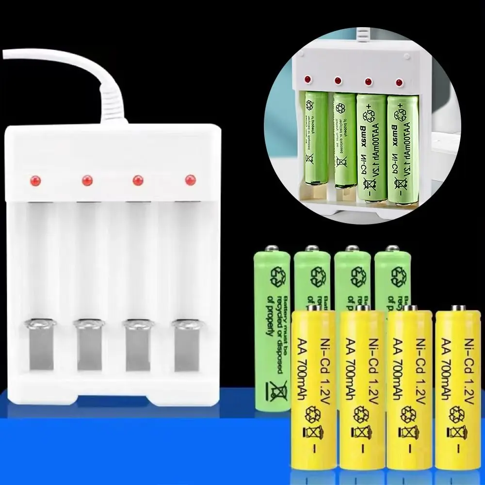 Independent Rechargeable 4 Slot USB Battery Charger Charging Tools AA / AAA  Battery Charger Quick Charge