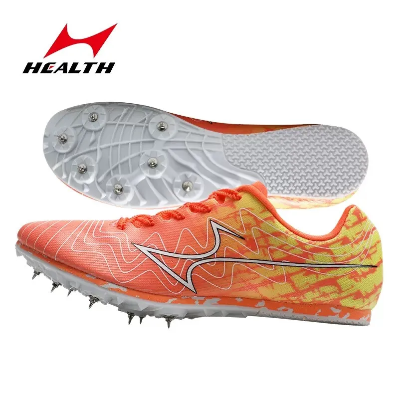 

Carbon Plate Track Field Men Spikes Shoes Mid Long Distance Sprint Sneaker Professional Dash Training Shoes