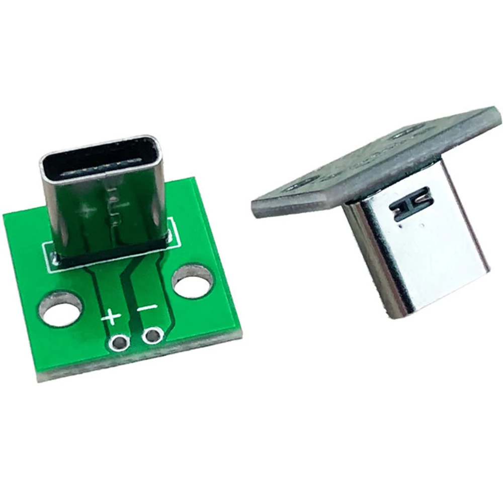 10PCS TYPE-C cavo di ricarica dati scheda di prova Jack scheda adattatore 6P presa femmina scheda adattatore di prova con scheda di prova della linea PCB