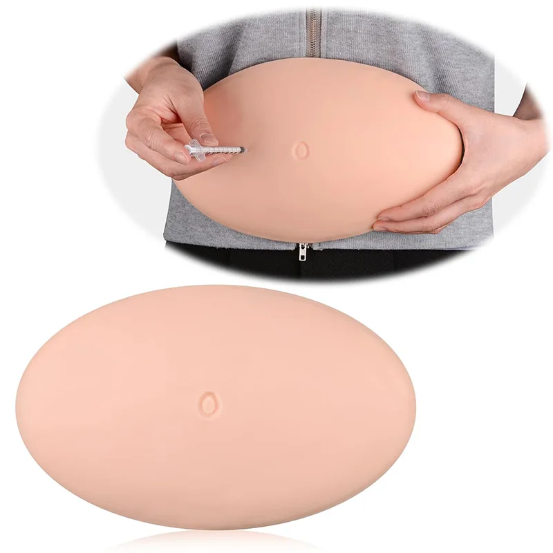 Silicone Belly Injection Simulator Abdomen Injection Training Model Practice Kit Medical Education Tools