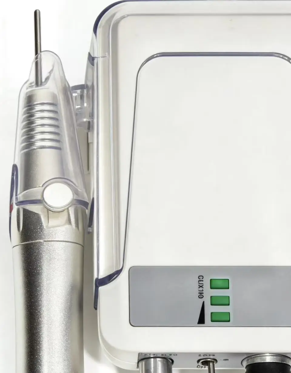 Stainless Steel Nail Drill, 0-30000rpm Brushless Motor, Cordless Portable Electric Manicure Tool for Salon and Home Use