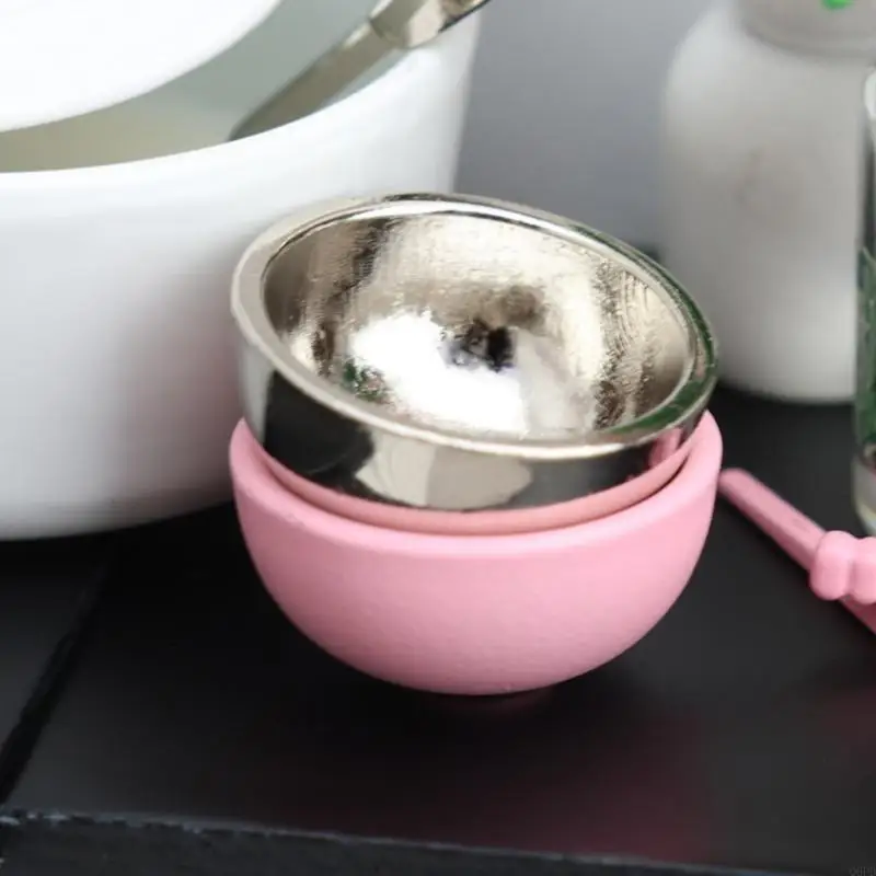 Miniatuur servies voor poppenhuis scène display 1/12 schaal metalen eetstokjes