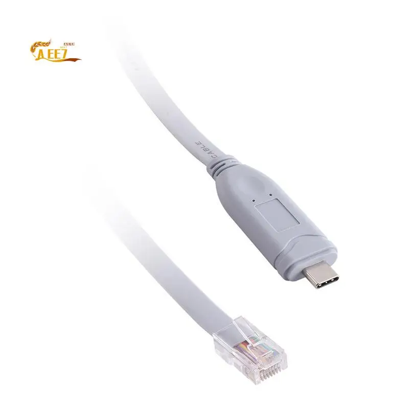 AEE7-USB TO Type C Console Configuration Cable Type C To RJ45 Serial Router Debugging Cable