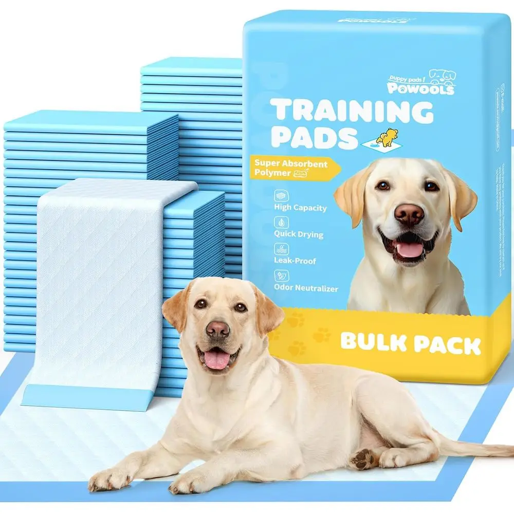 Puppy Training Pads - XL 34 x 28 Absorbent Dog Potty Pads with Quick-Dry Technology, Blue