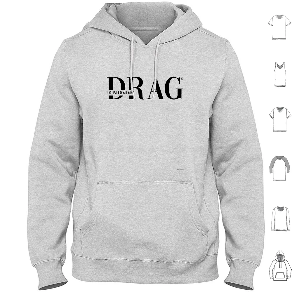 

Футболка Drag Is Burning Толстовки с длинными рукавами Drag Queen Drag Art Drag Is Burning Drag King Видимость логотипов Queer
