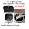 Coffre de moto de très grande capacité, boîte de rangement, style rétro, plusieurs options de documents, doublure gratuite, 38L 2