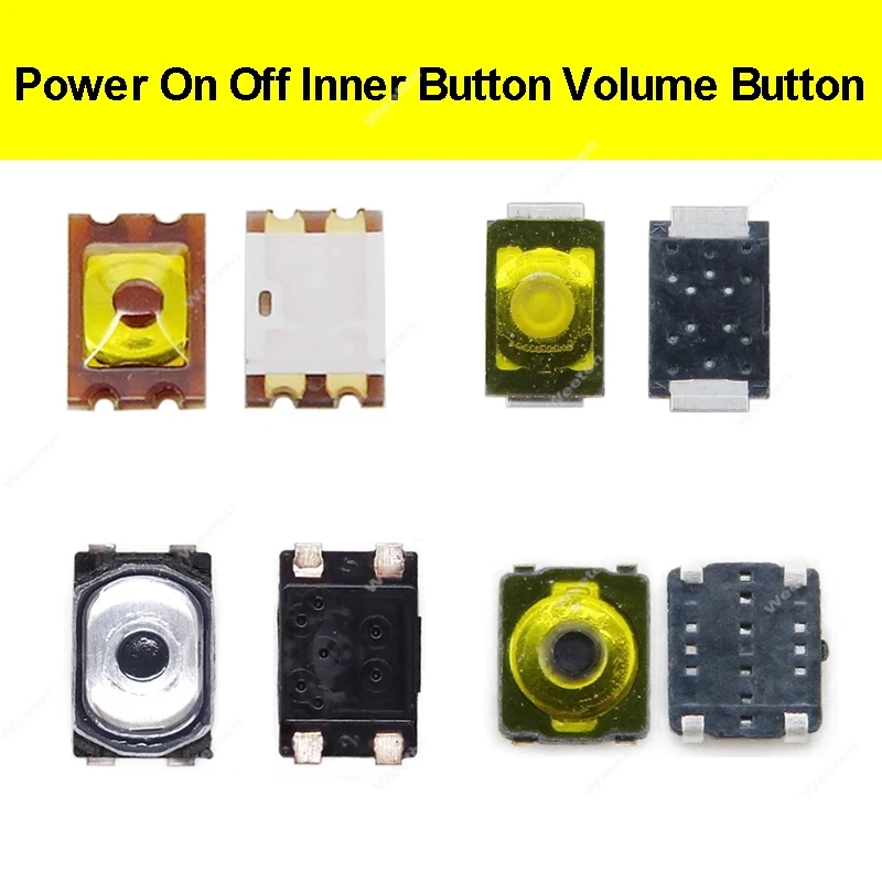 

10Pcs/Lot Off Button Volume Switch Tact Micro Switch SMD Mini Thin Film Key Android For IPhone For Huawei For Xiaomi For Oppo
