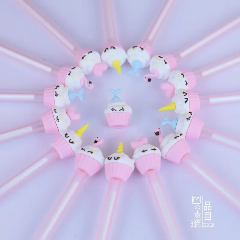 

24pcs Neutral pen small fresh lovely student signature pen Korean creative simple stationery personality