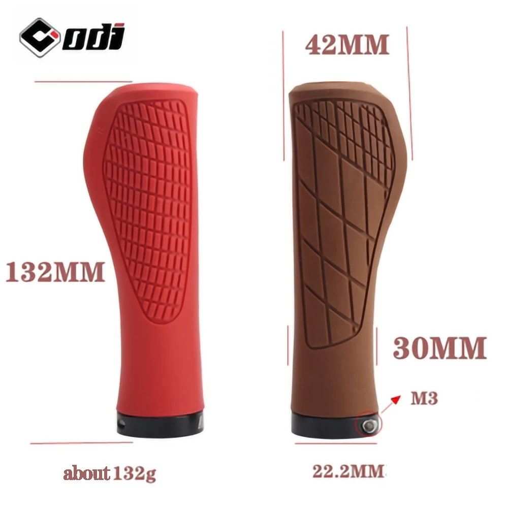 ODI-Single Lock Bicycle Handlebar Grips, Soft Rubber, Integrated Bike Grip Covers, MTB Accessories