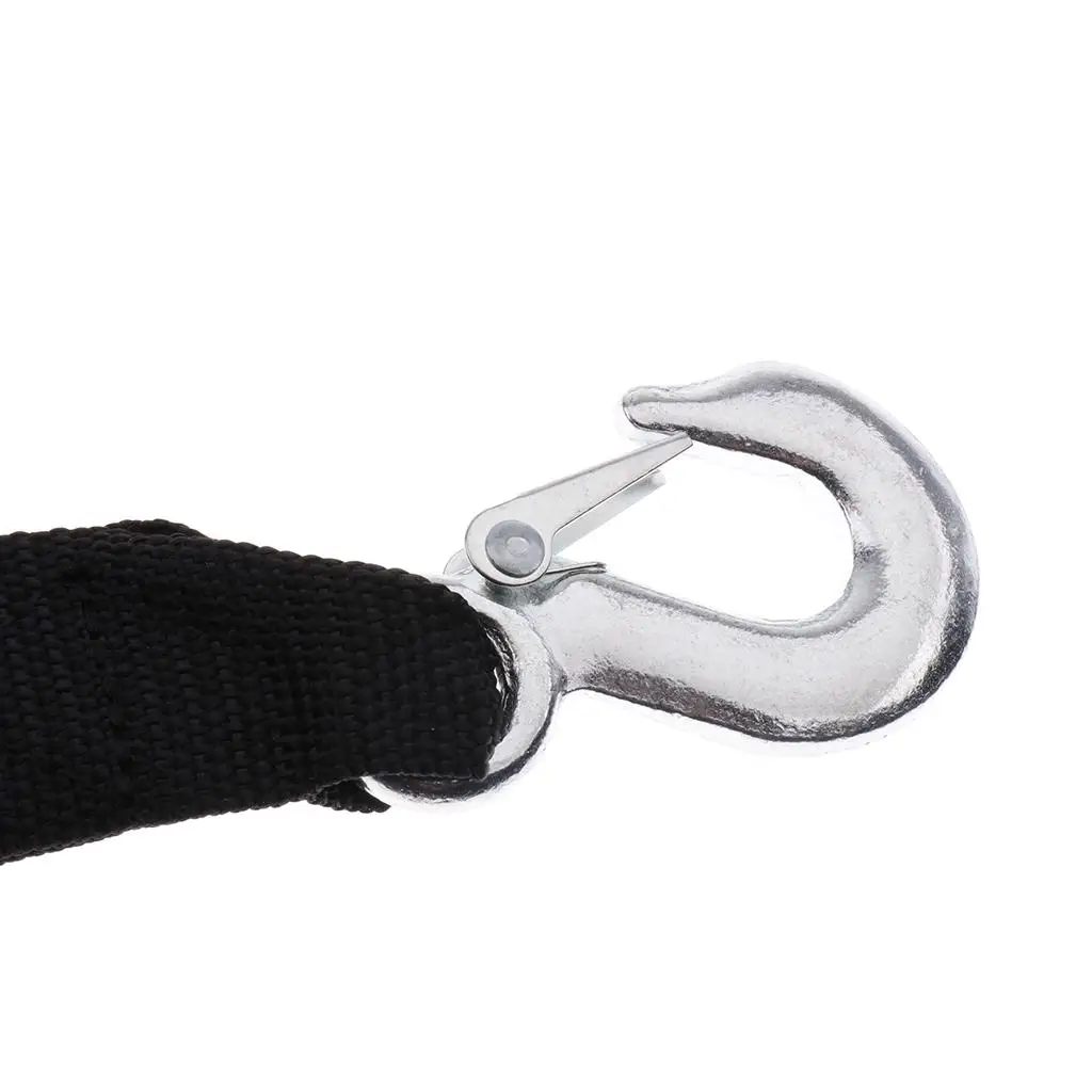 Marine Trailer Winch Strap with Hook, 2''x23' And 3200 Capacity for Boats,