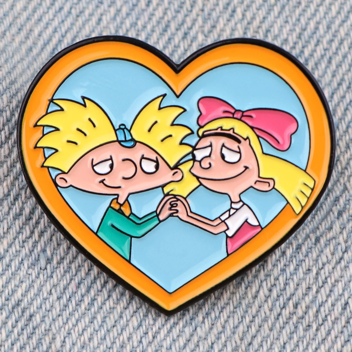 Hey Arnold! Klassieke Cartoon Reversspeldjes Voor Rugzakken Emaille Pins Badges Broches Voor Kleding Mode Sieraden Accessoires