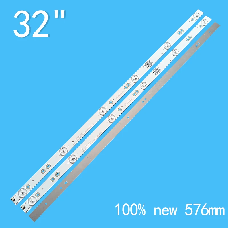 LED backlight strip for 6 ATVIO original 32 inch TV light OD32D06 0D32D06-ZC21FG-05 6S1P 303TT320038 ATV-32 3V