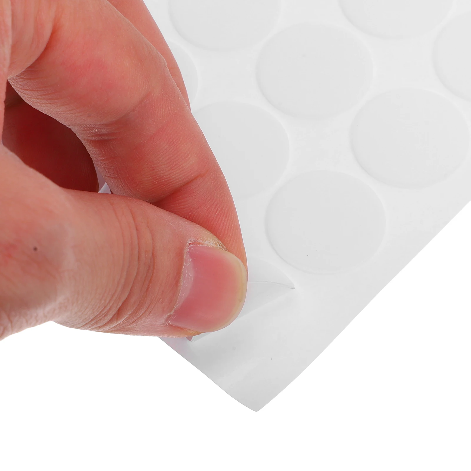 6 أوراق شفافة مستديرة من الأكريليك، شريط لاصق مزدوج الجوانب قابل للإزالة، ملصقات حائط لاصقة قوية للصور سهلة الإزالة