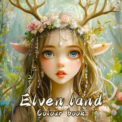 Enchanted Adult picture book: Explore the Magical World of Forest Fairies and Beautiful Pixies with Therapeutic Color Designs