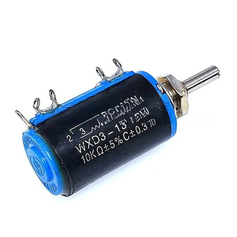 WXD3-13-2W Series Precision Multi-Turn Potentiometer-Resistance Values 1K 2.2K 3.3K 4.7K 10K 22K 47K 100K
