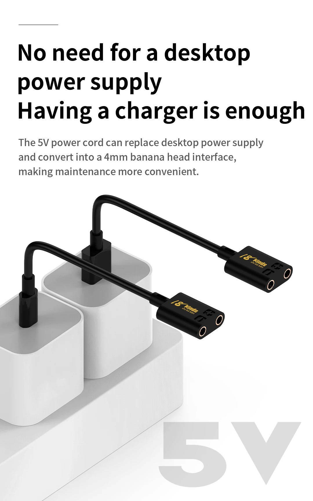 18 أنواع 5 فولت 4 مللي متر كابل رأس الموز نوع C USB A إلى الموز التوصيل سلك الطاقة 20 سنتيمتر لصيانة اختبار شحن الهاتف المحمول