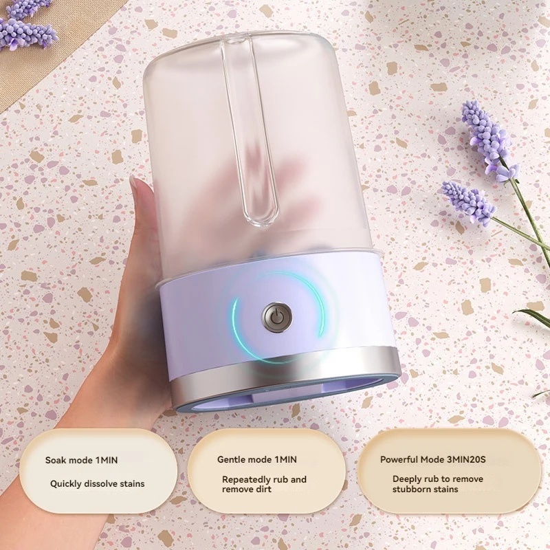 新しいワイヤレス充電下着と靴下洗濯機、ポータブル洗濯カップ、家族旅行用ミニ洗濯機