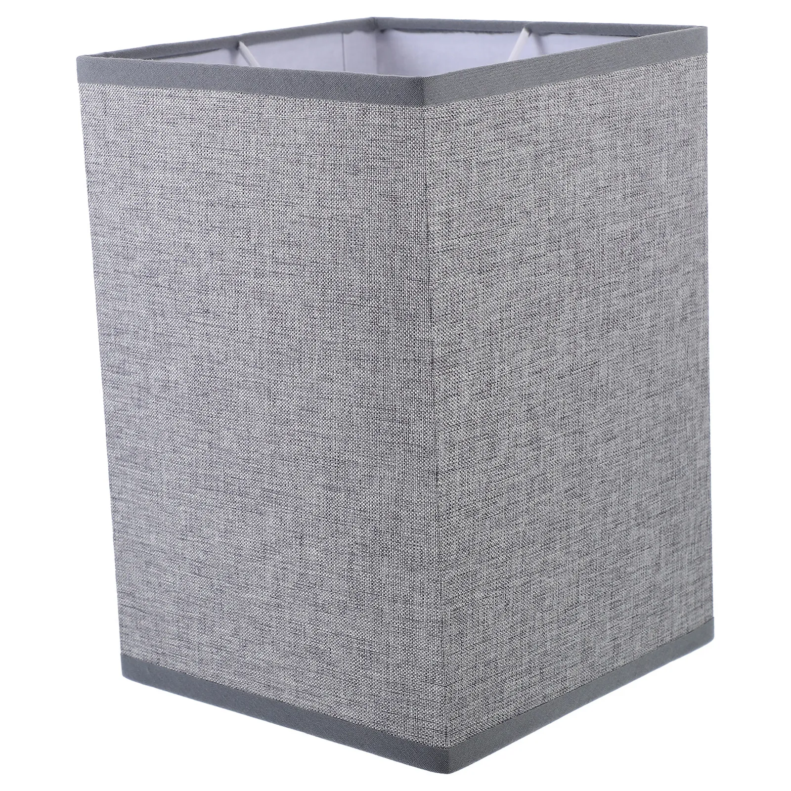 Linen Lamp Shade Rectangular Simple Strong Structure Floor Lamp Shade Table Lampshade Bedroom Living Room Light Cover Soft