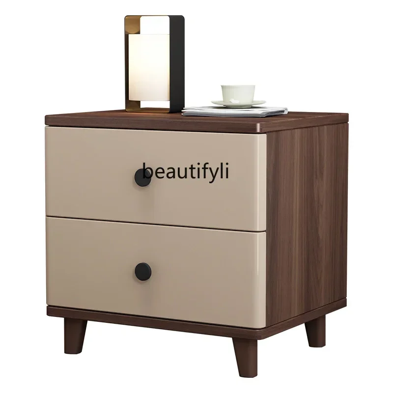 

cc182Bedside table Modern simple bedroom Small household bedside table, light luxury high-end storage R
