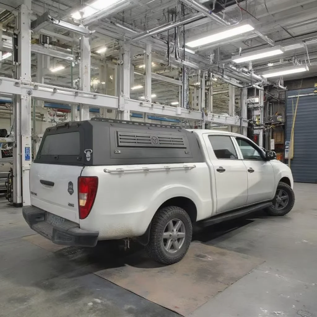 Dream Garage Canopy Camper 4X4 Pickup Truck Hardtop Steel Topper Camper 4x4 Truck Canopy For  Raptor Ranger  Hilux Tac